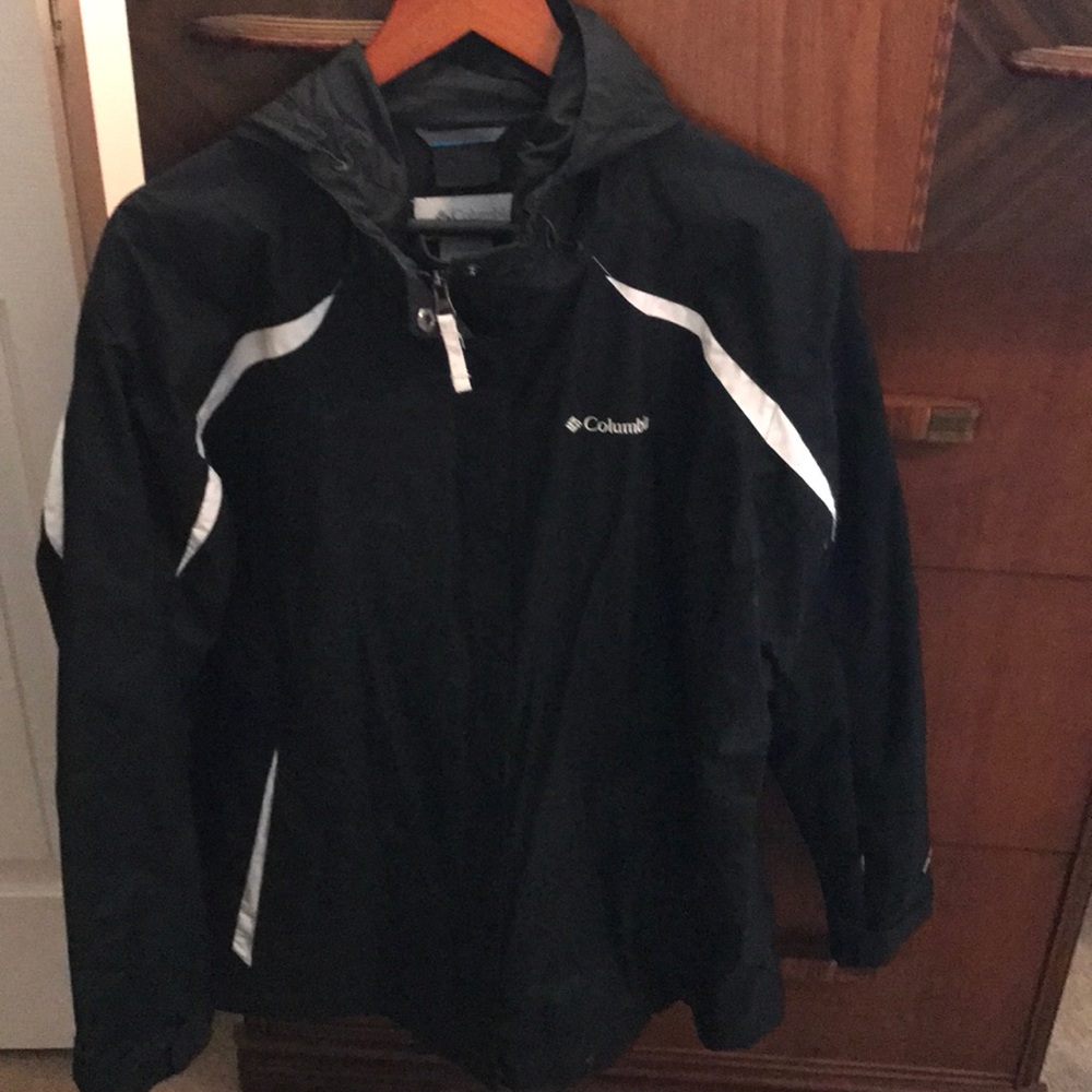 New Columbia light weight coat with hood-2X
